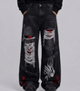 Crimson Bones Baggy Jeans