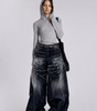 Ghost Wash Baggy Jeans
