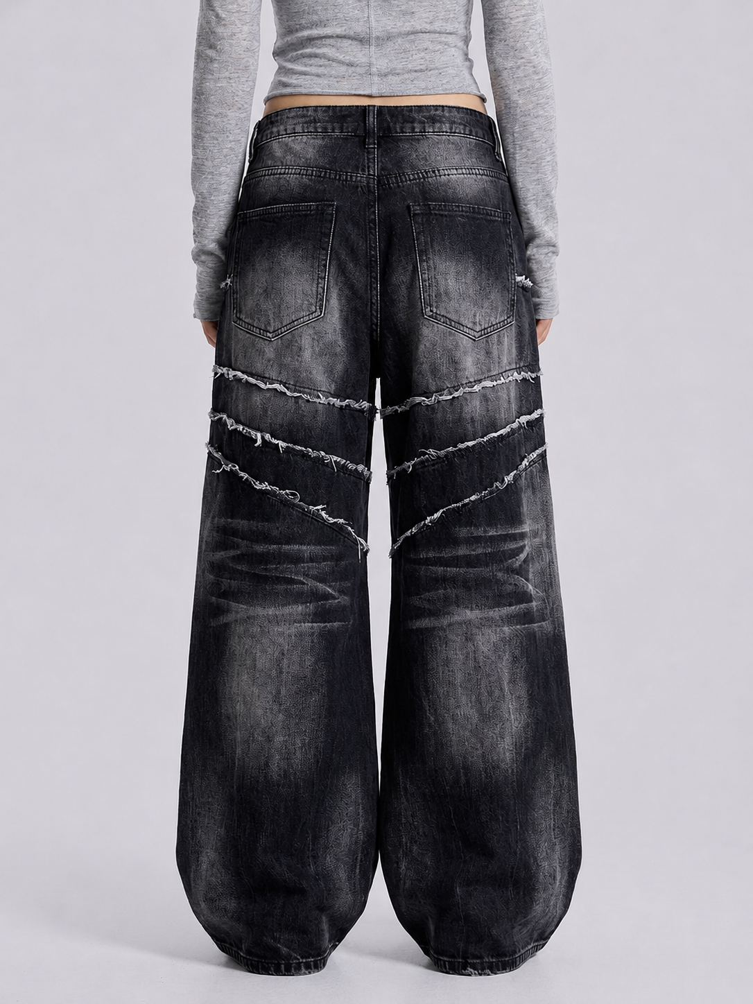 Ghost Wash Baggy Jeans