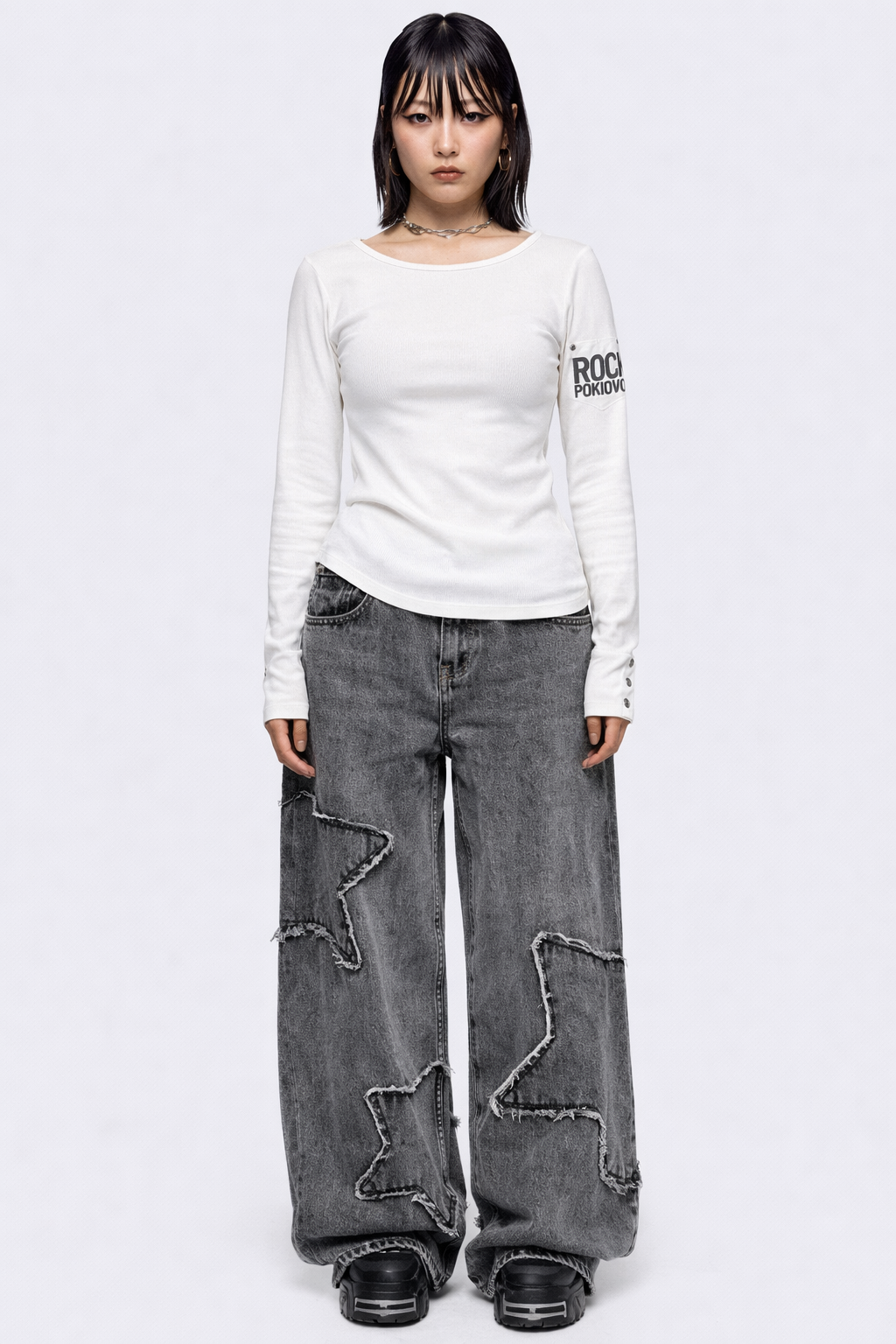 Venom Signal Off-Shoulder Top