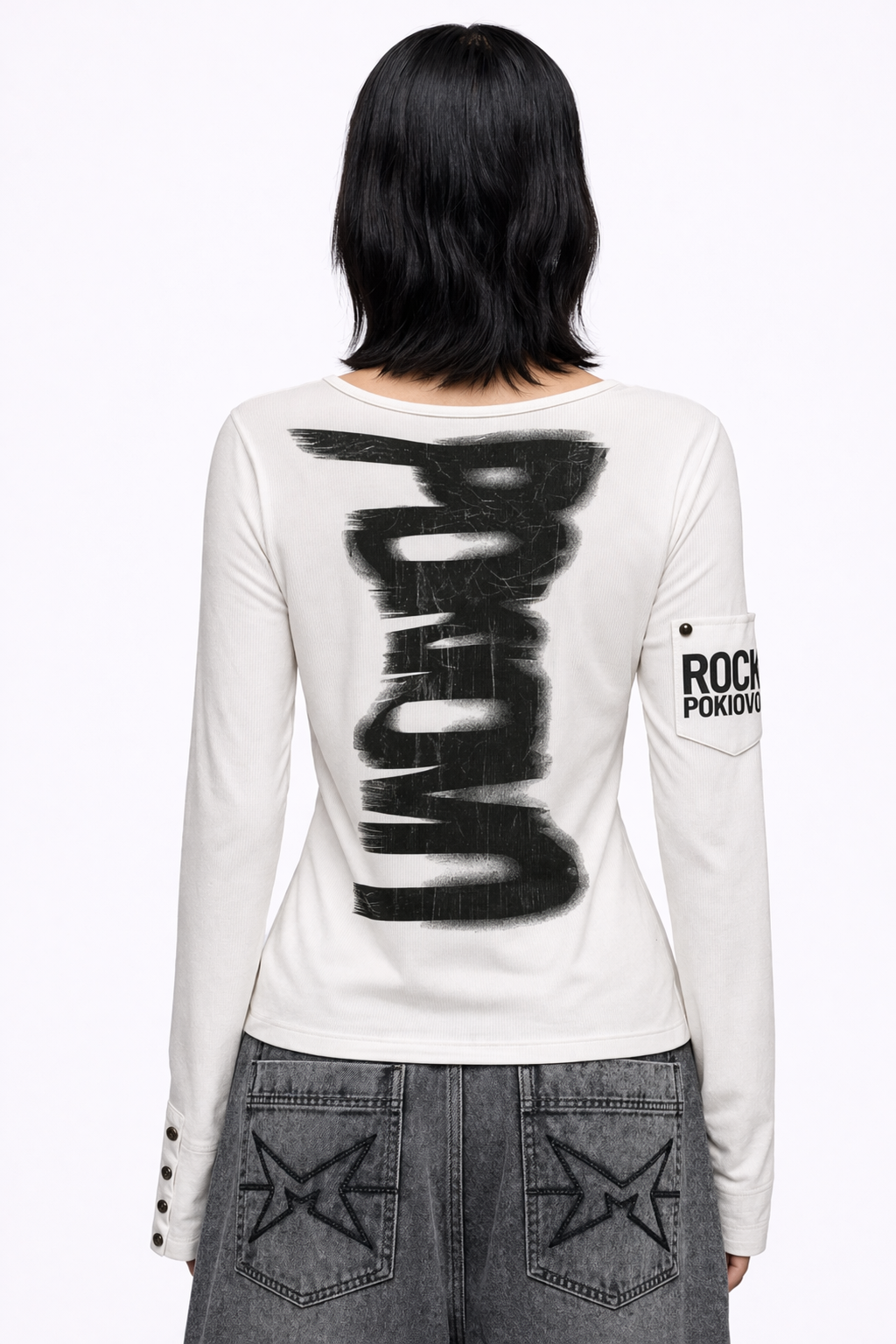 Venom Signal Off-Shoulder Top