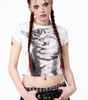 Kitty Glitch Baby Tee