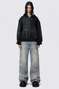 Inferno Stitch Baggy Jeans