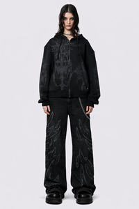 Inferno Stitch Baggy Jeans