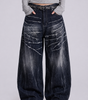 Ghost Wash Baggy Jeans