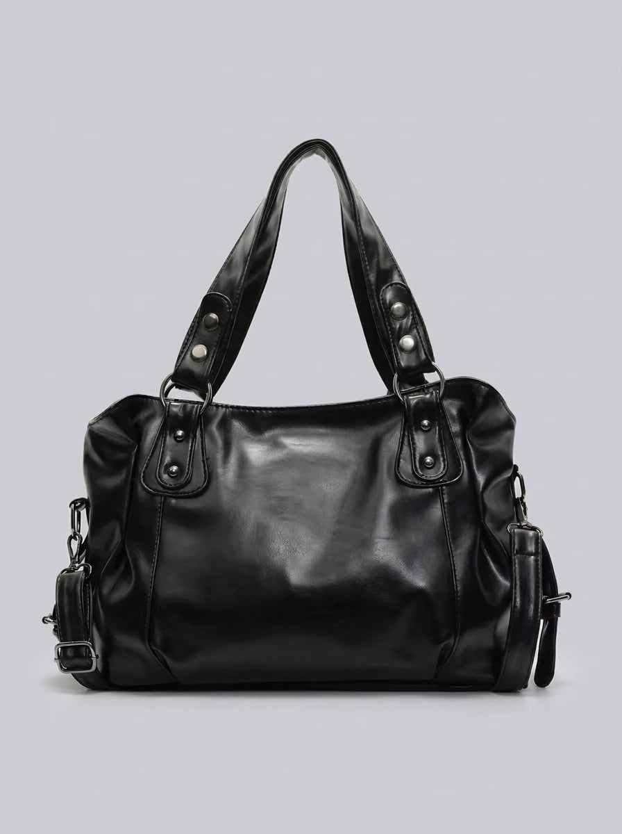 Y2K Shoulder Tote Bag Roomy Retro Design Streetwear — Riot Retro Roomy