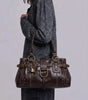 Y2K Underarm Tote Bag Rivet Lock Head Design Streetwear — Riot Rivet Lock Head