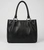 Y2K Gothic Tote Bag Cross Chain Detail Black Streetwear — Riot Cross Chain
