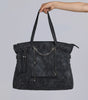 Y2K Tote Shoulder Bag Gothic Spider Chain Rivet Faux Suede Streetwear — Riot Gothic Spider Chain