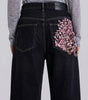 Sakura Pocket Baggy Jeans