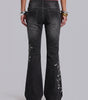 Midnight Blossom Flared Jeans