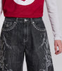 Ghost Scroll Denim Jorts