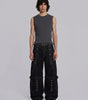 Phantom Black Cargo Jeans