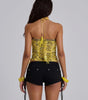 Midnight Stud Micro Shorts
