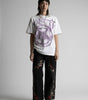 Midnight Bloom Floral Embroidered Baggy Jeans in Black Wash