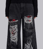 Crimson Bones Baggy Jeans