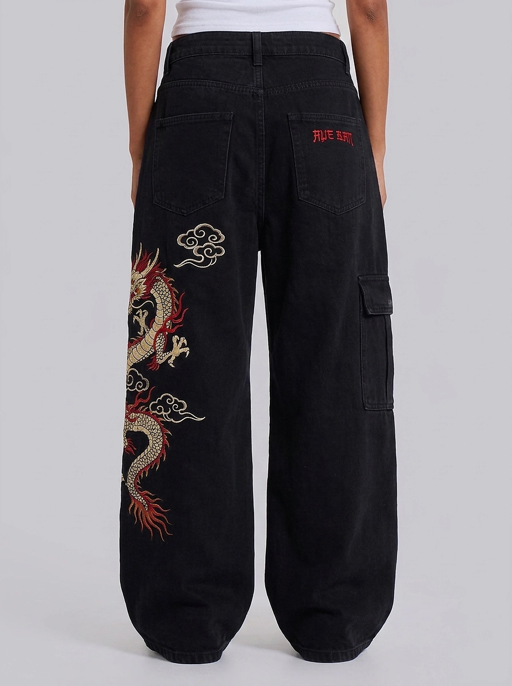 Inferno Dragon Baggy Jeans