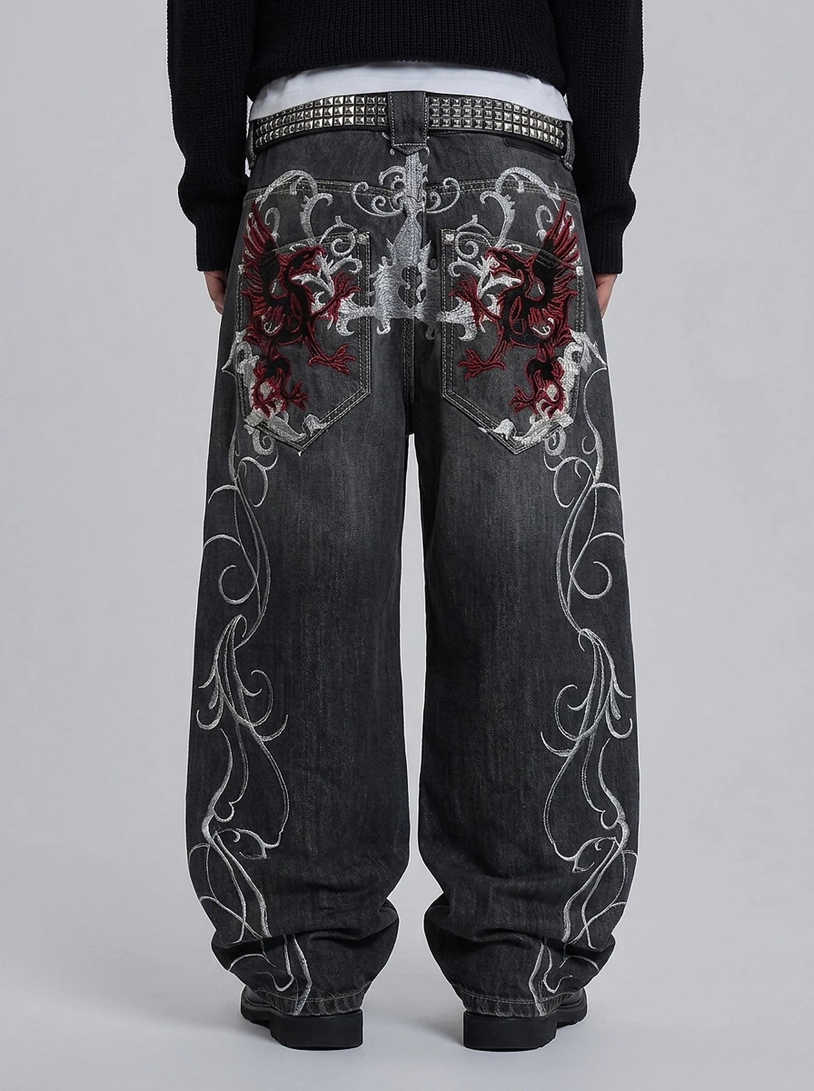 Bloodline Gothic Baggy Jeans