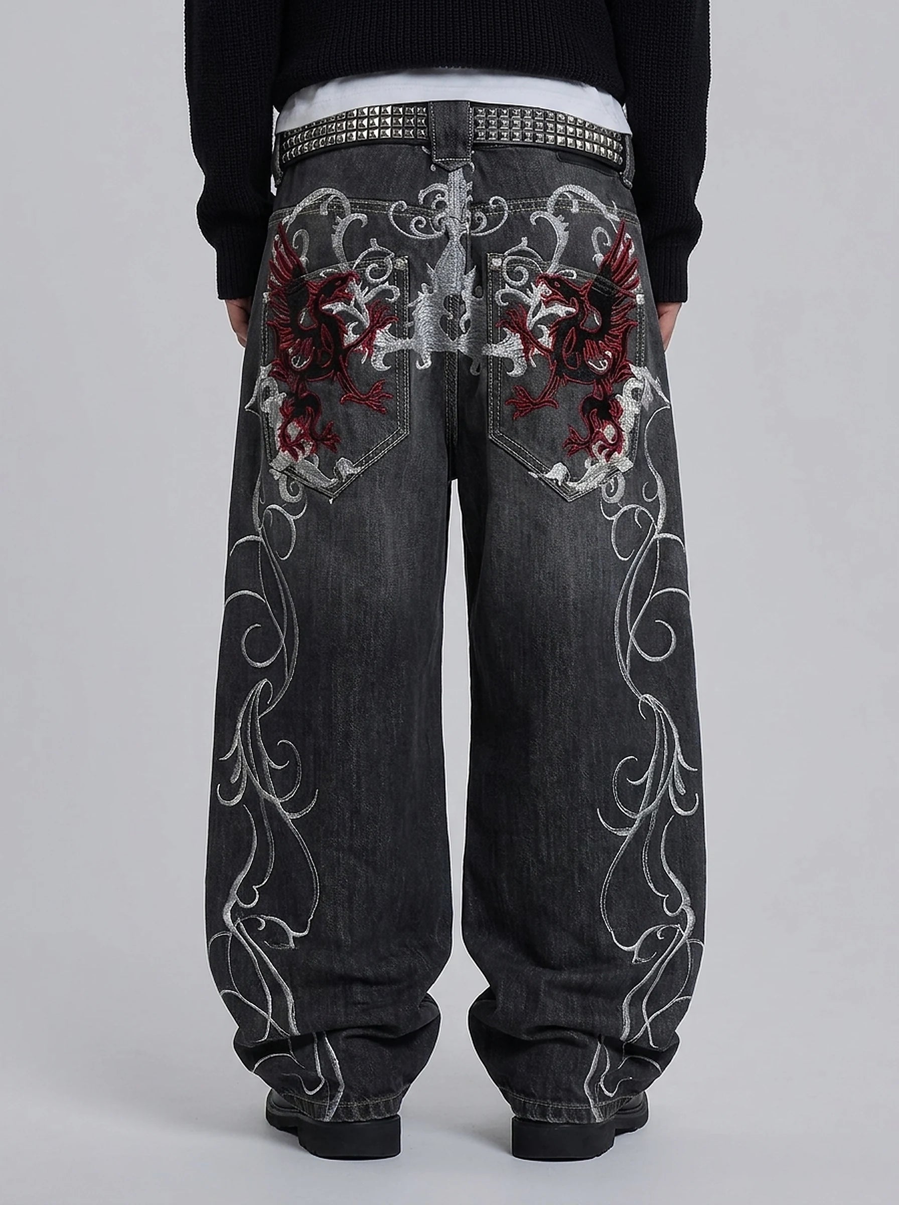 Bloodline Gothic Baggy Jeans