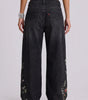 Midnight Bloom Baggy Jeans