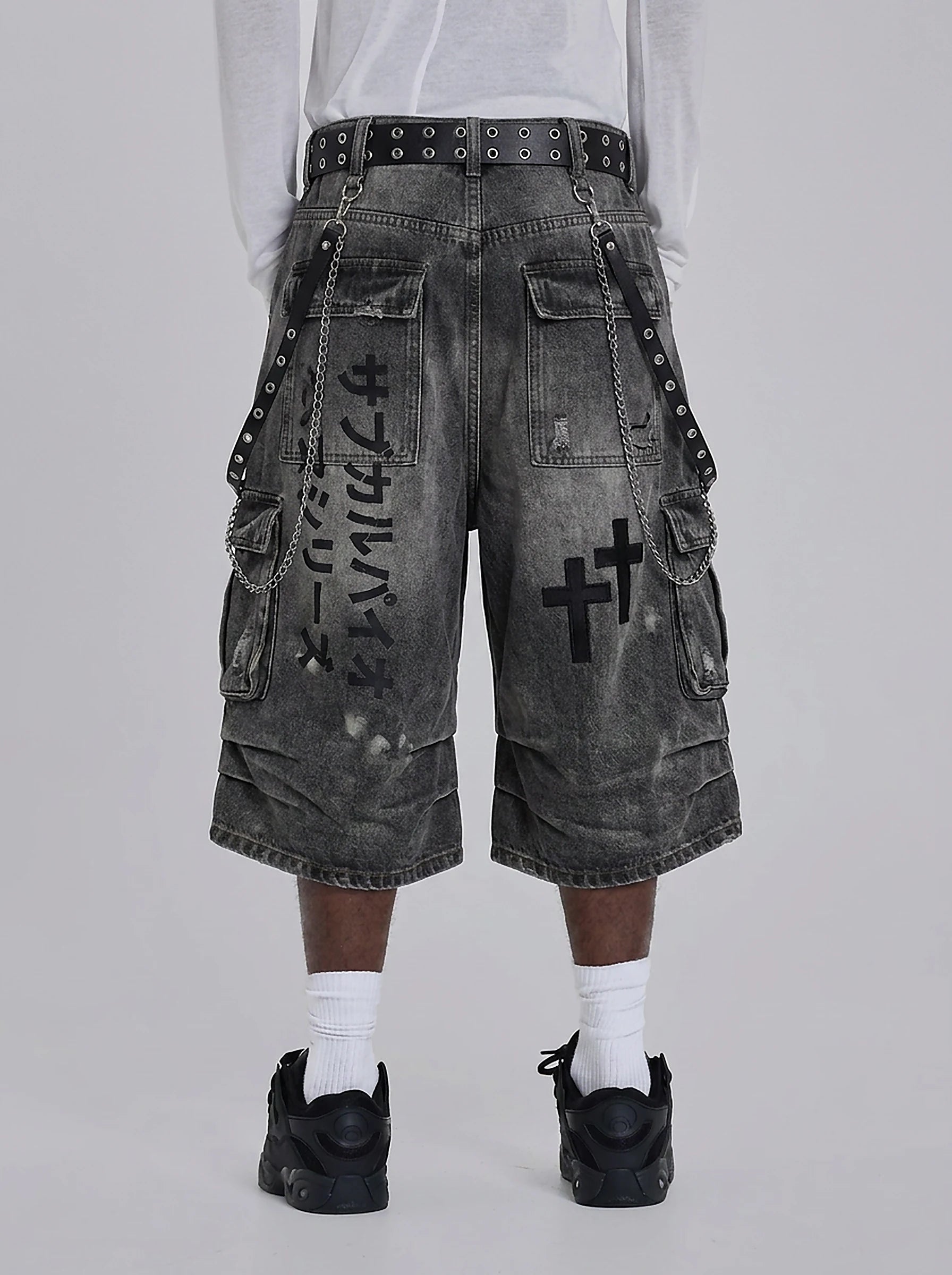 Phantom Cross Denim Jorts