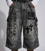 Phantom Cross Denim Jorts