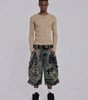 Phantom Cross Denim Jorts