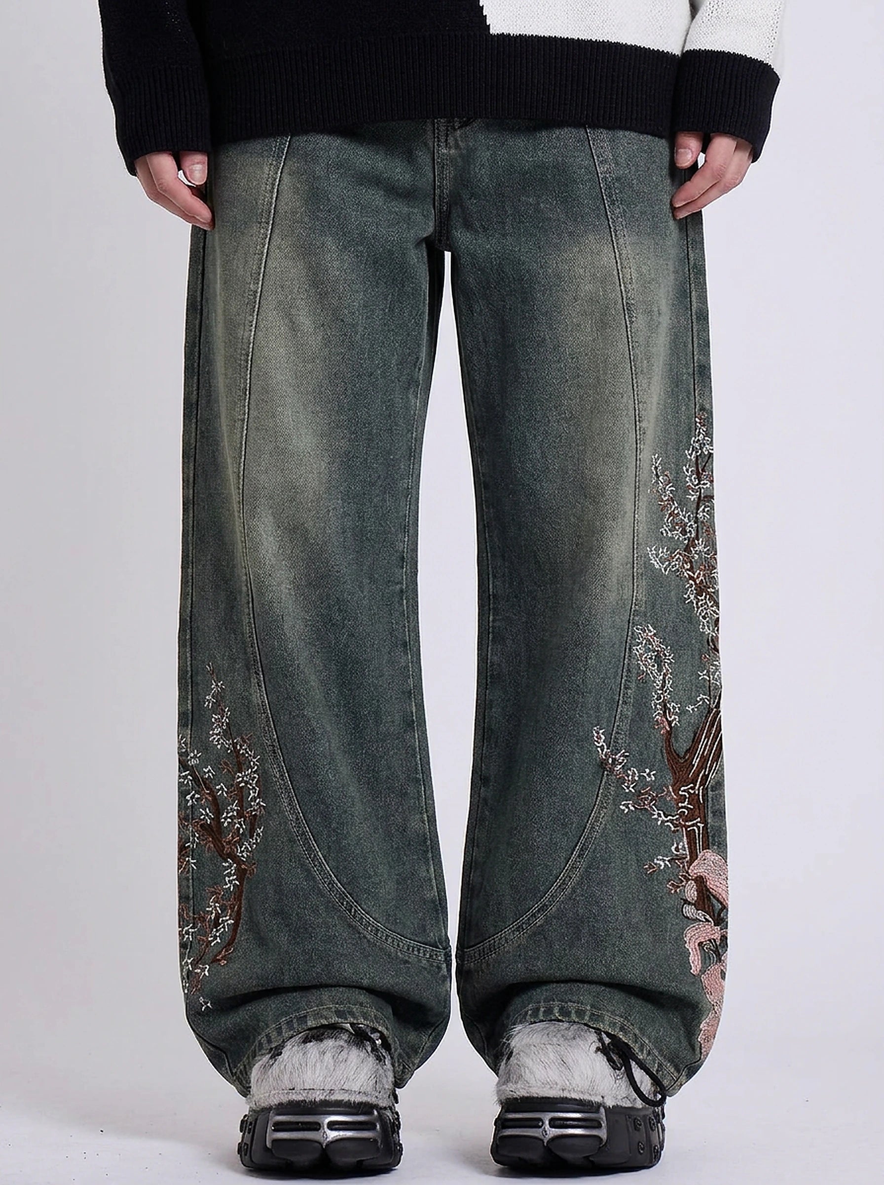 Sakura Chaos Jeans