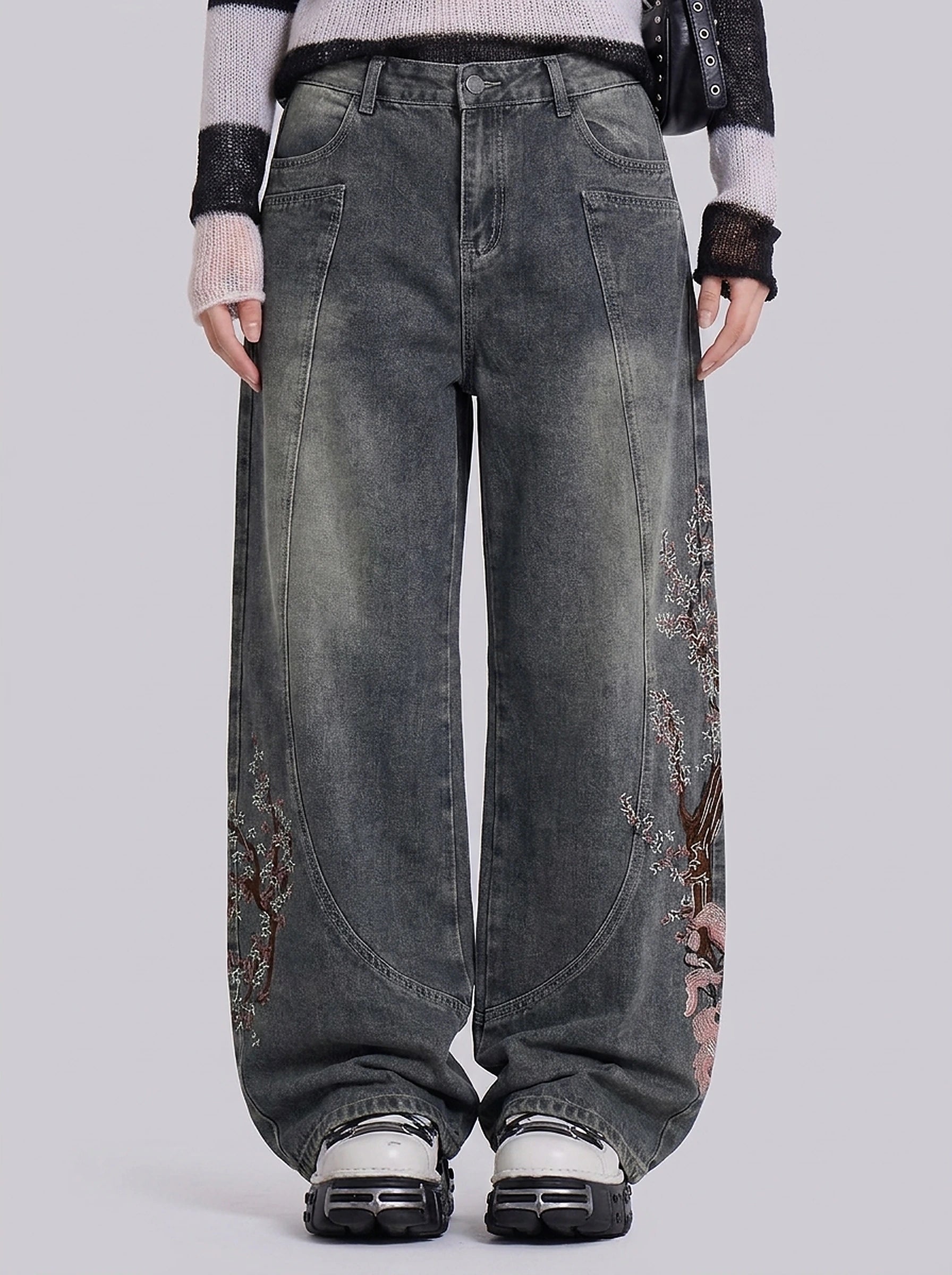 Sakura Chaos Jeans