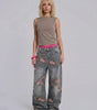 Sakura Bloom Baggy Jeans