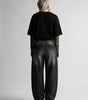 Cherry Paw Graphic Low-Rise Baggy Jeans in Black Wash