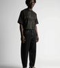 Grave Skeleton Pocket Baggy Jeans in Black Wash