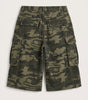 Urban Recon Camo Cargo Baggy Jorts in Army Green