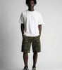 Urban Recon Camo Cargo Baggy Jorts in Army Green