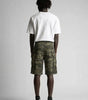 Urban Recon Camo Cargo Baggy Jorts in Army Green