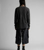"Forever Faithful" Script Sleeve Long Sleeve Tee in Black