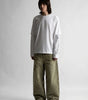 Riot Horror Graphic Embroidery Wide Leg Denim Jeans in Washed Grey