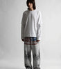 Riot American Flag Graphic Wide Leg Sweatpants in Washed Grey