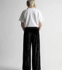 Riot Rhinestone Star Velvet Flare Trousers in Black