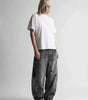 Riot Vintage Cargo Wide Leg Denim Jeans in Dark Grey