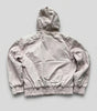 Cherry Blossom Zip-Up Oversized Hoodie in Cream