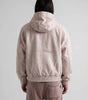 Cherry Blossom Zip-Up Oversized Hoodie in Cream