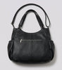 Riot Multi-Pocket Motorcycle Shoulder Bag in Black