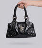 Riot Gothic Star Studded Mini Shoulder Bag in Black