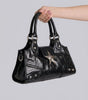 Riot Gothic Star Studded Mini Shoulder Bag in Black