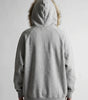 Riot Cross Rosary Print Faux Fur Hood Zip-Up Jacket