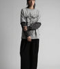 Riot Skull Cross Baroque Oversized Long Sleeve Tee