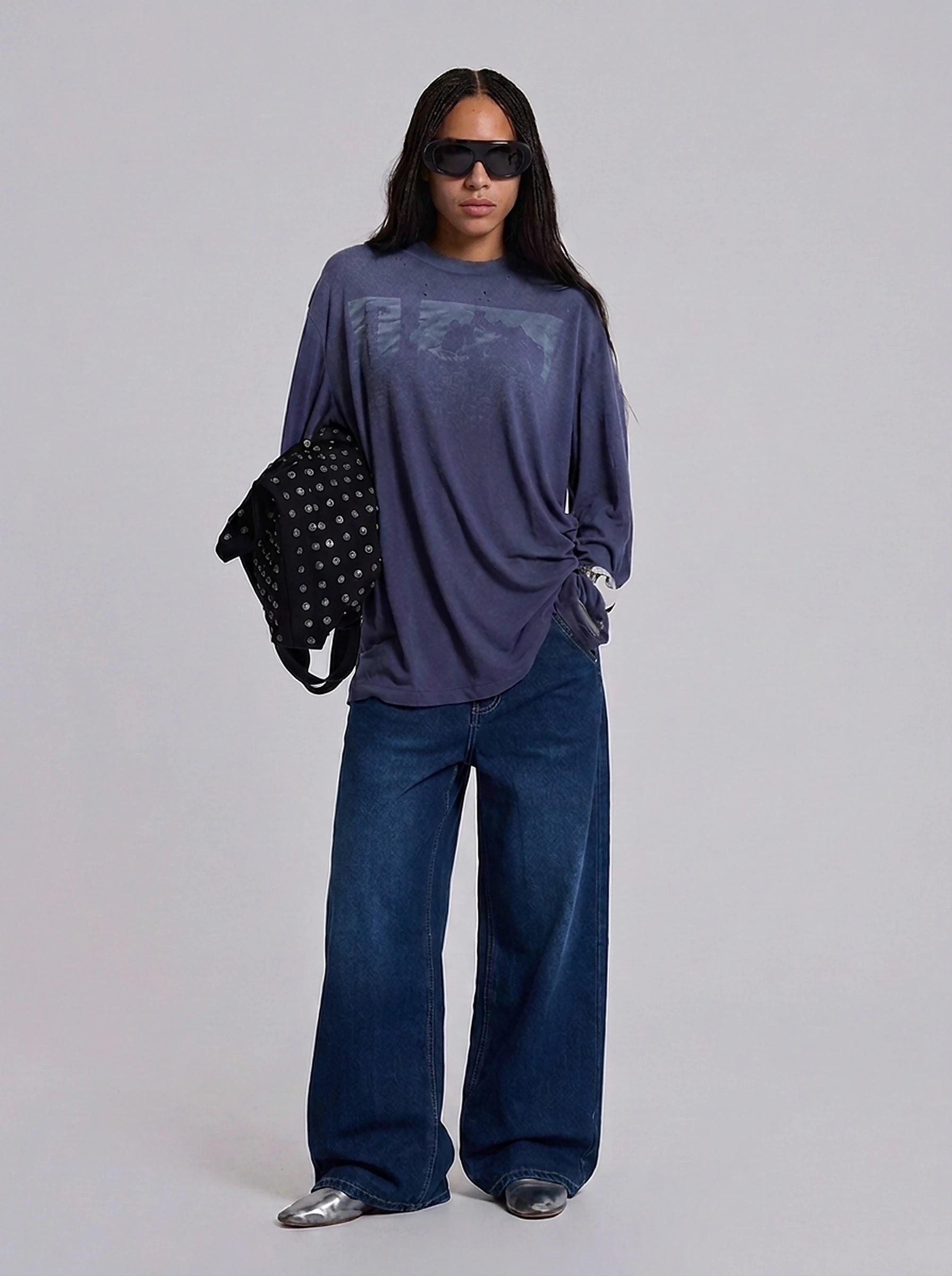 Sakura Fade Baggy Jeans