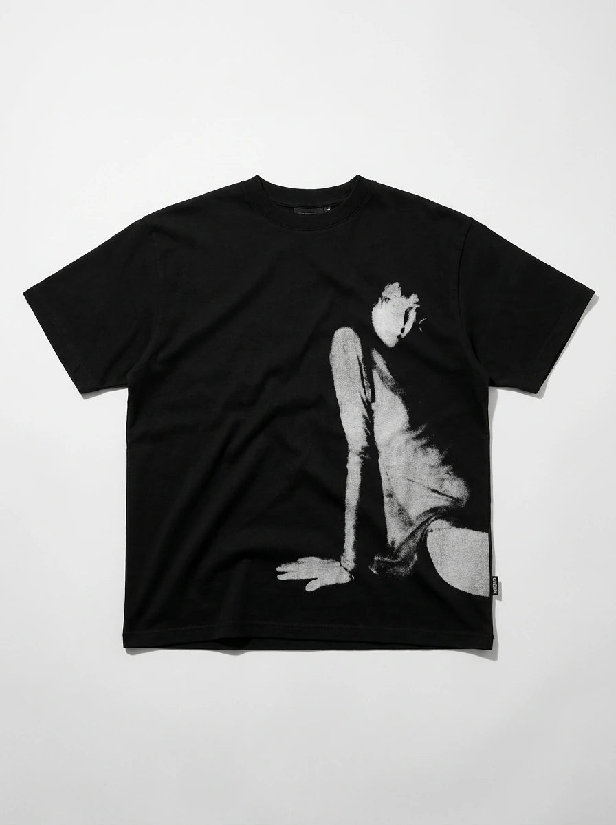Y2K Graphic Tee Artistic Sketch Print Streetwear — Riot Artistic Sketch