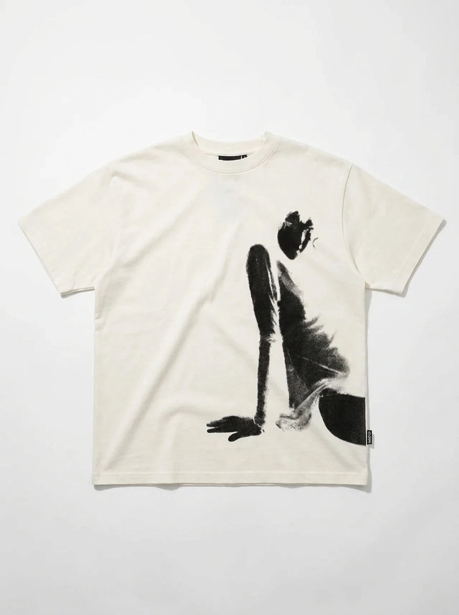Y2K Graphic Tee Artistic Sketch Print Streetwear — Riot Artistic Sketch